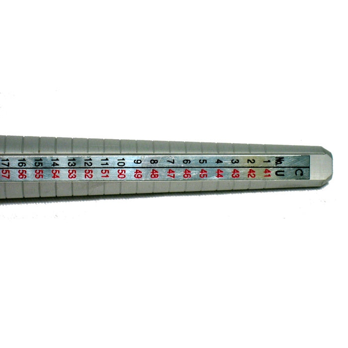 Ring Sizer Universal Aluminum Stick 1-15 Gauge Size Jewelers Mandrel Jewelry New