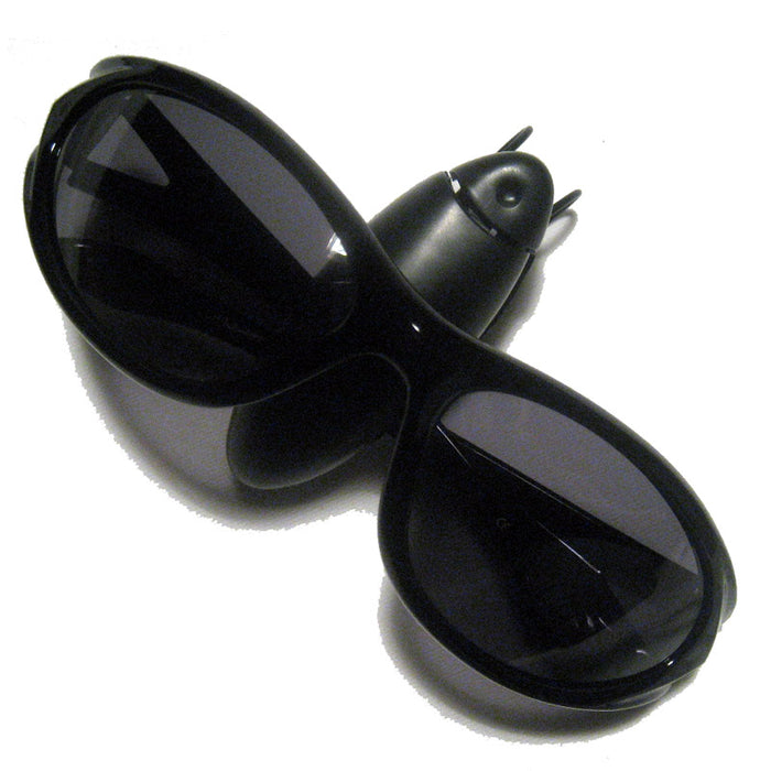 Car Sunglass Visor Clip Sunglasses Eyeglass Auto Holder Plastic Black Blue New