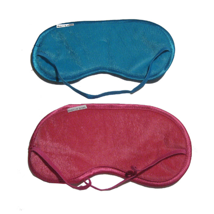1Pc Sleep Eye Mask Satin Travel Shades Blindfold Soft Travel Relax Pink Airplane