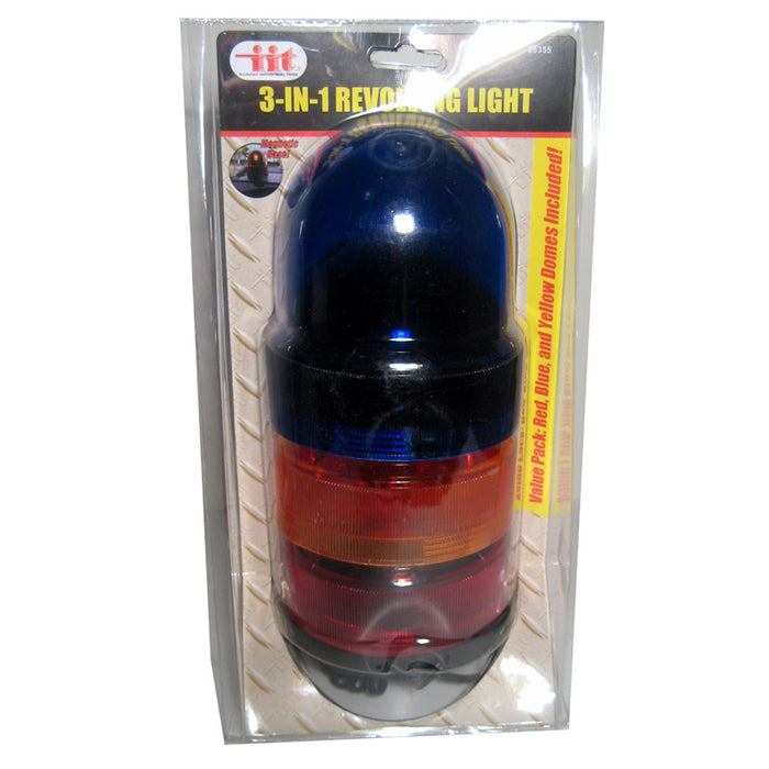 Emergency Lights 3-IN-1 Revolving Safety Warning Magnetic Base 12V Rotating Snow