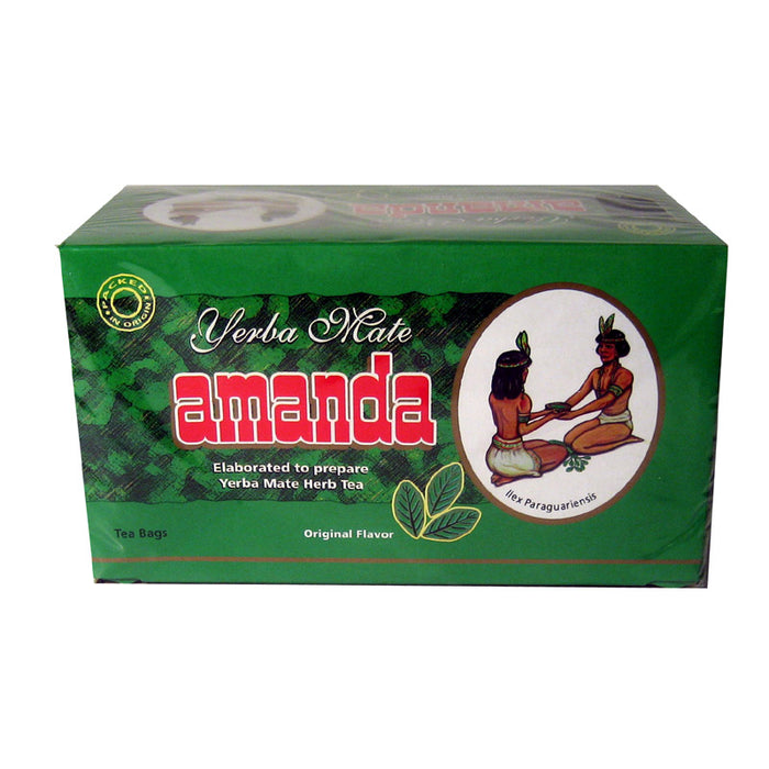 Amanda Mate Cocido 50 Herbal Tea Bags Yerba Argentina Green Detox Healthy Diet !
