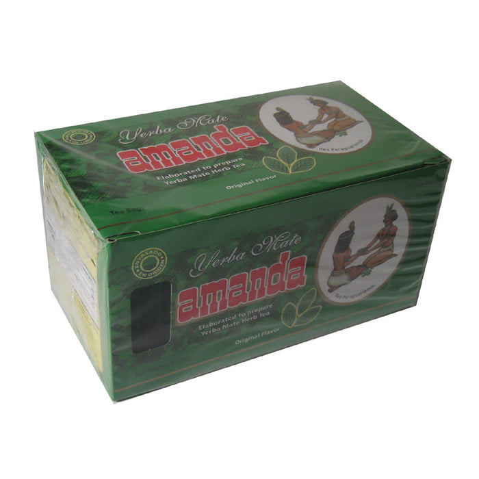 Amanda Mate Cocido 50 Herbal Tea Bags Yerba Argentina Green Detox Healthy Diet !