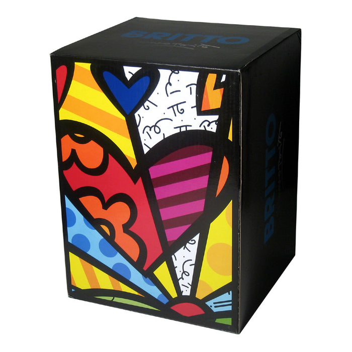 Romero Britto Ceramic Teapot Plate Cup Lid Set Cat Design Authentic Novelty Gift