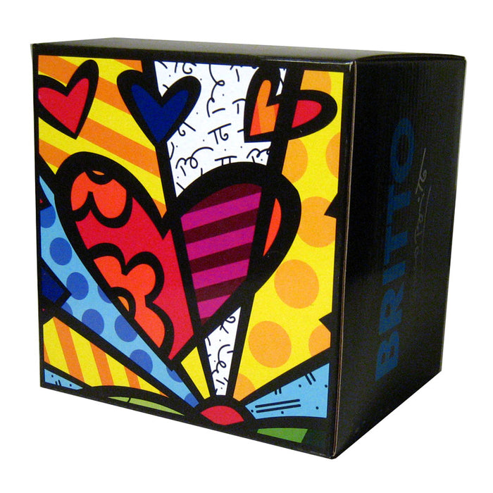 Romero Britto Round Butterfly Heart Mug Cup Coffee Drink Tea Ceramic Giftcraft