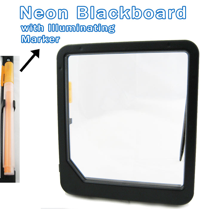 Illuminated Neon Blackboard Erase Lit Marker Message Write Board Menu Sign Glow